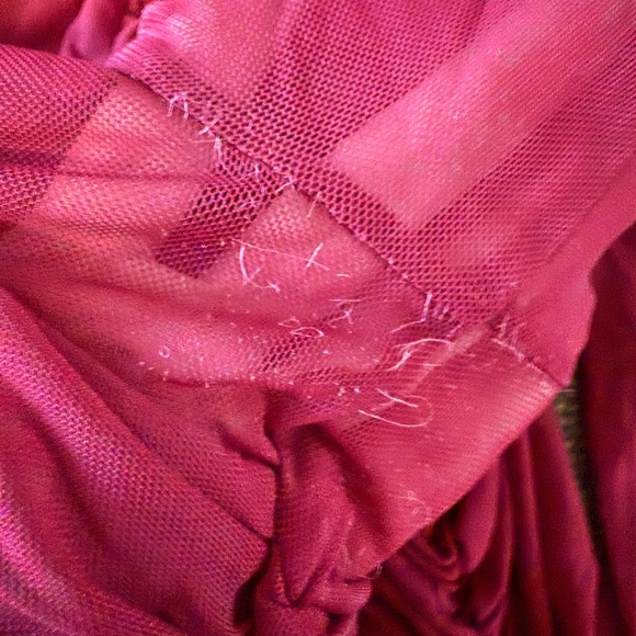 Bardot Aliyah Dress in Burgundy - Picture 12 of 13